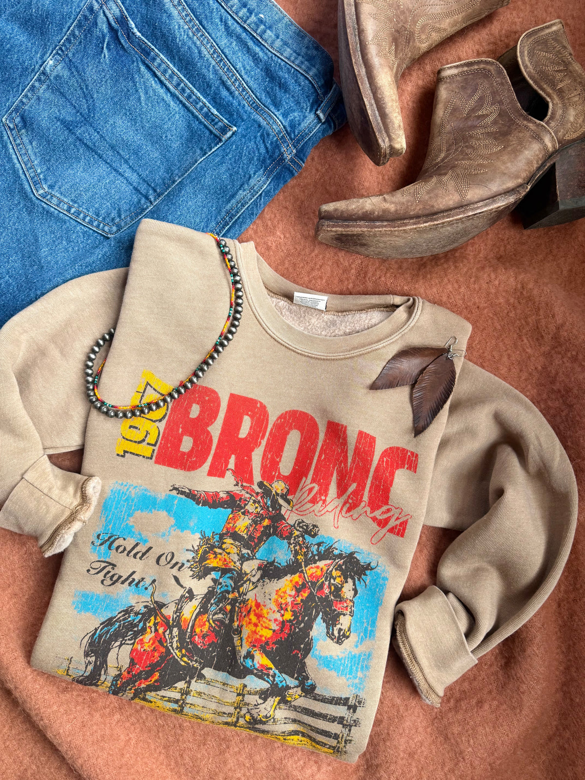 1967 BRONC GRAPHIC SWEATSHIRTS
