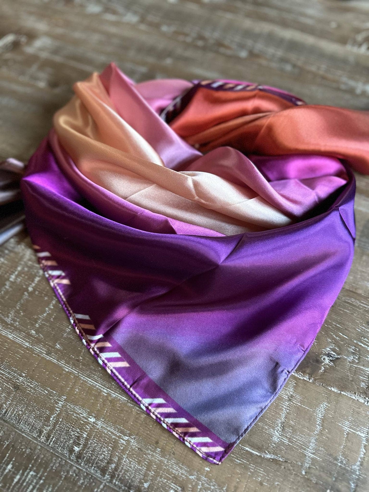 Violet, Pink & Peach Ombre