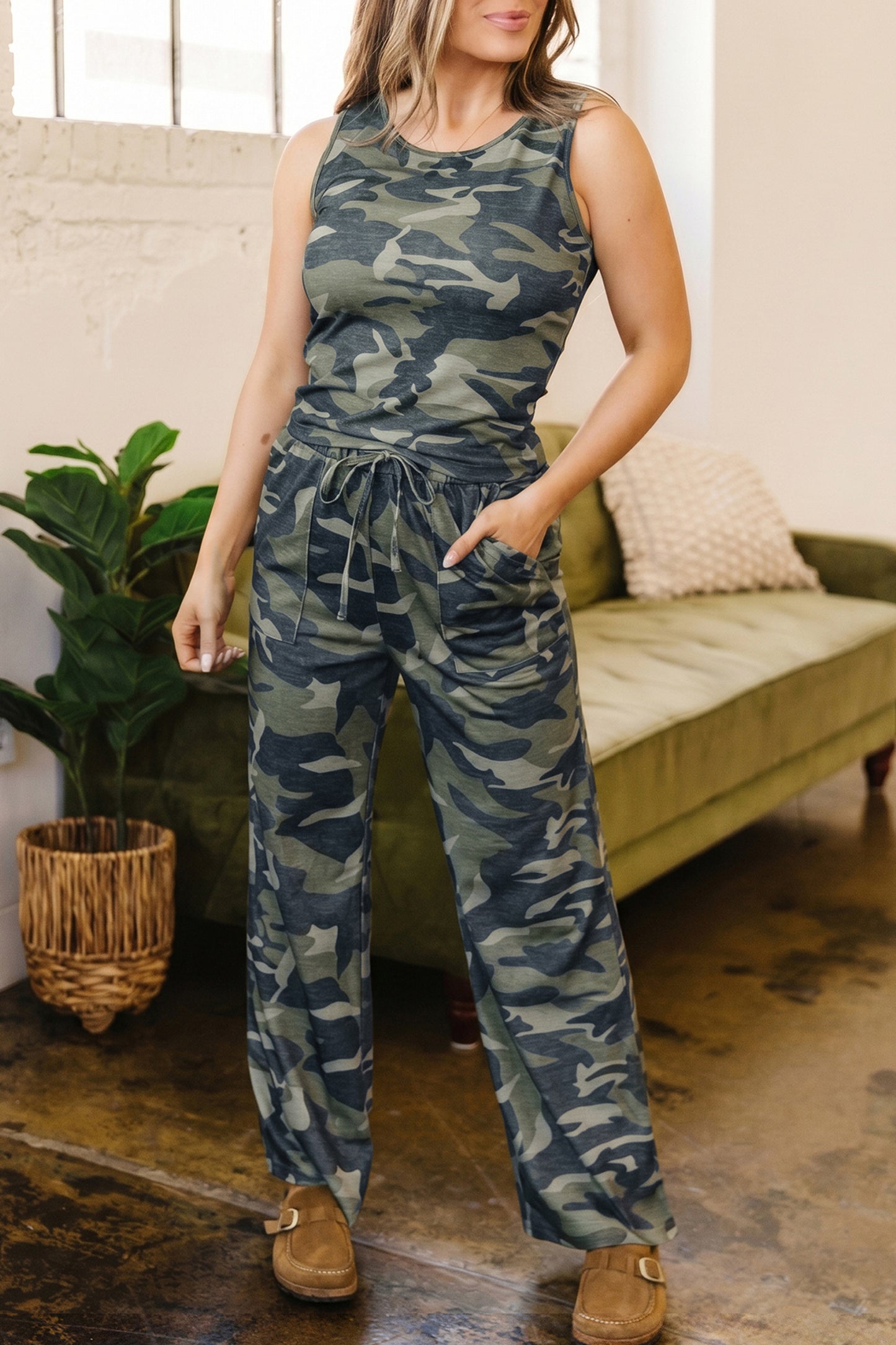 Camo Chaos Tank & Pant Set