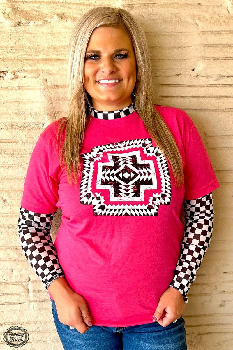 Round The Track Mesh Top: 2X