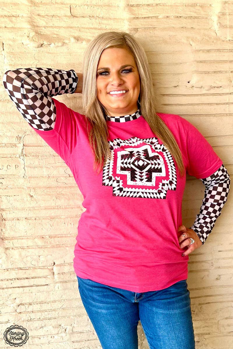 Round The Track Mesh Top: 2X