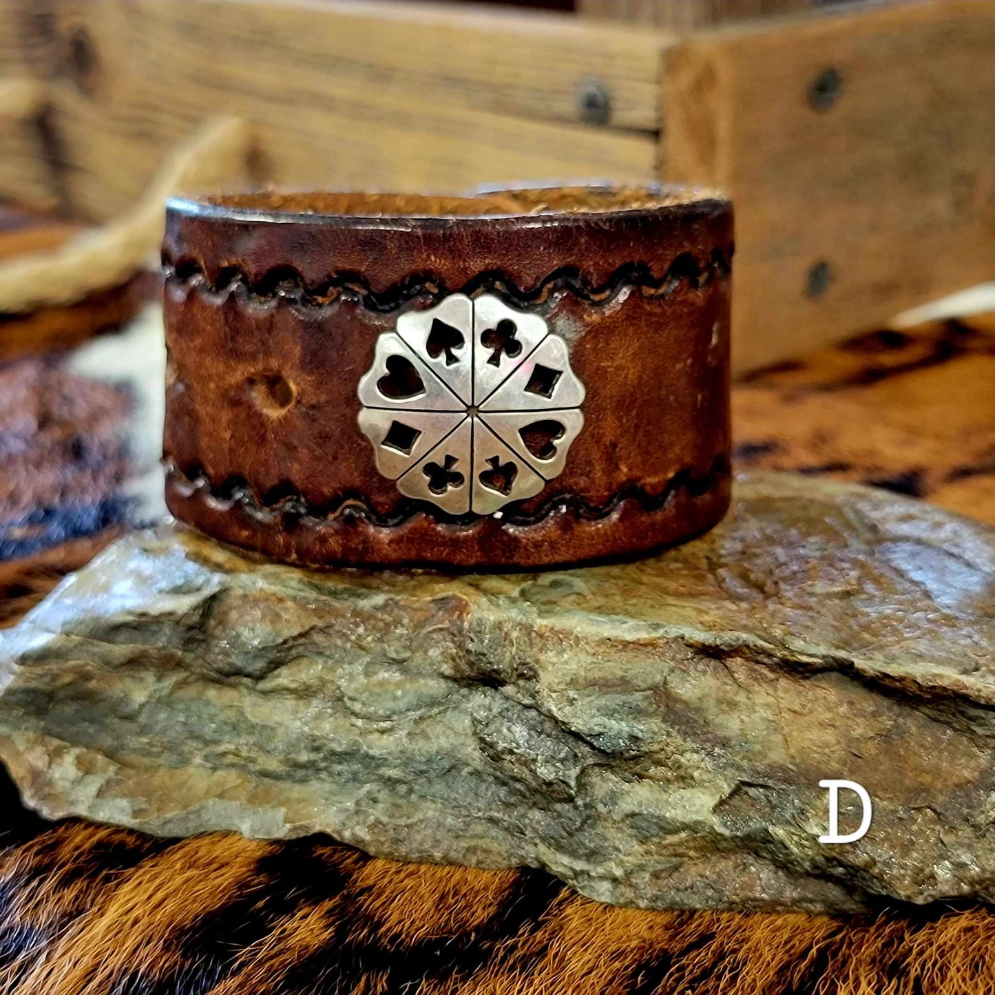 Leather Cuffs by Painted Pony Designs
