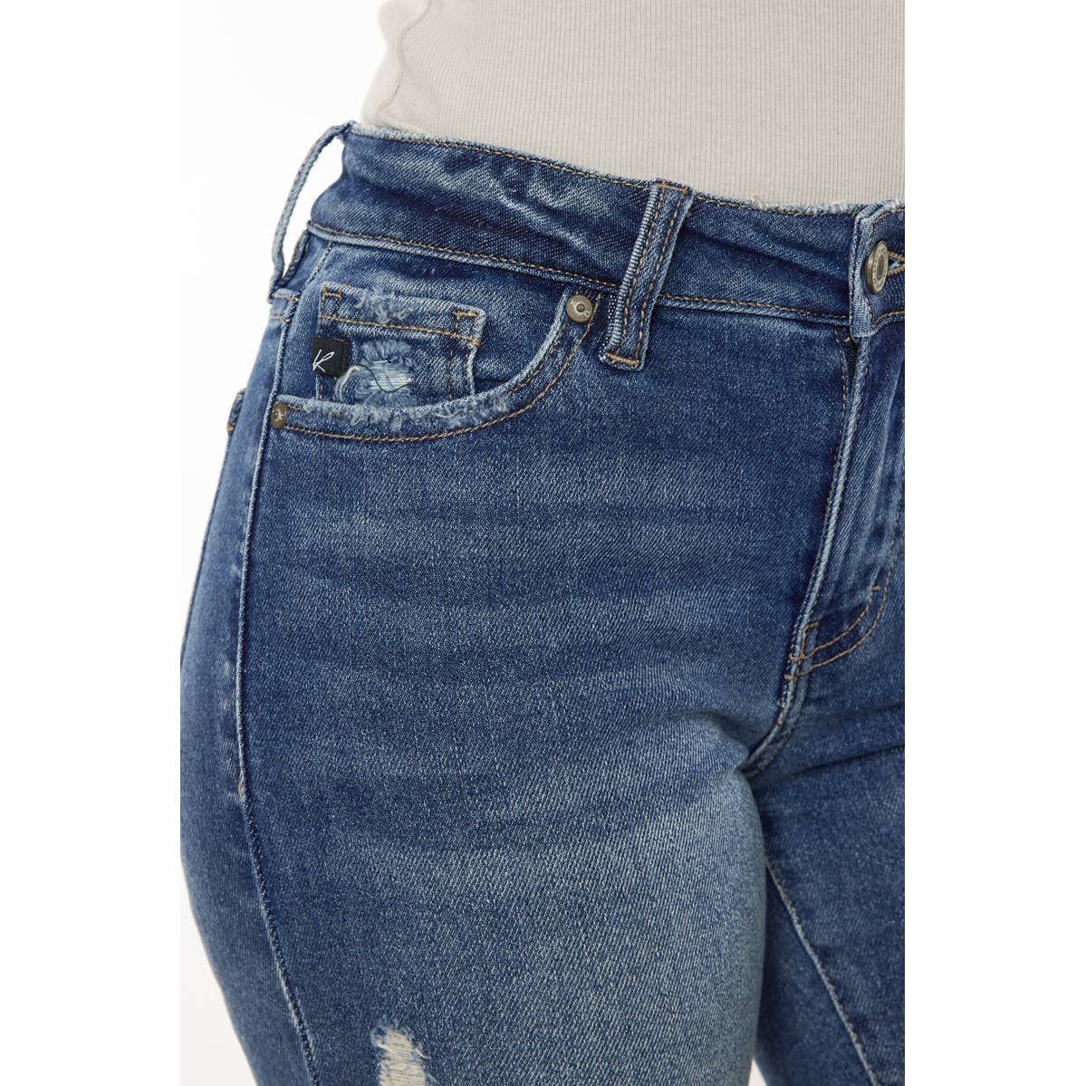 Mid-Rise Bermuda Stretch Short