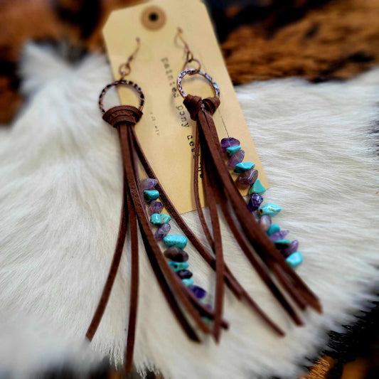Tassel Style Earrings by Painted Pony Designs