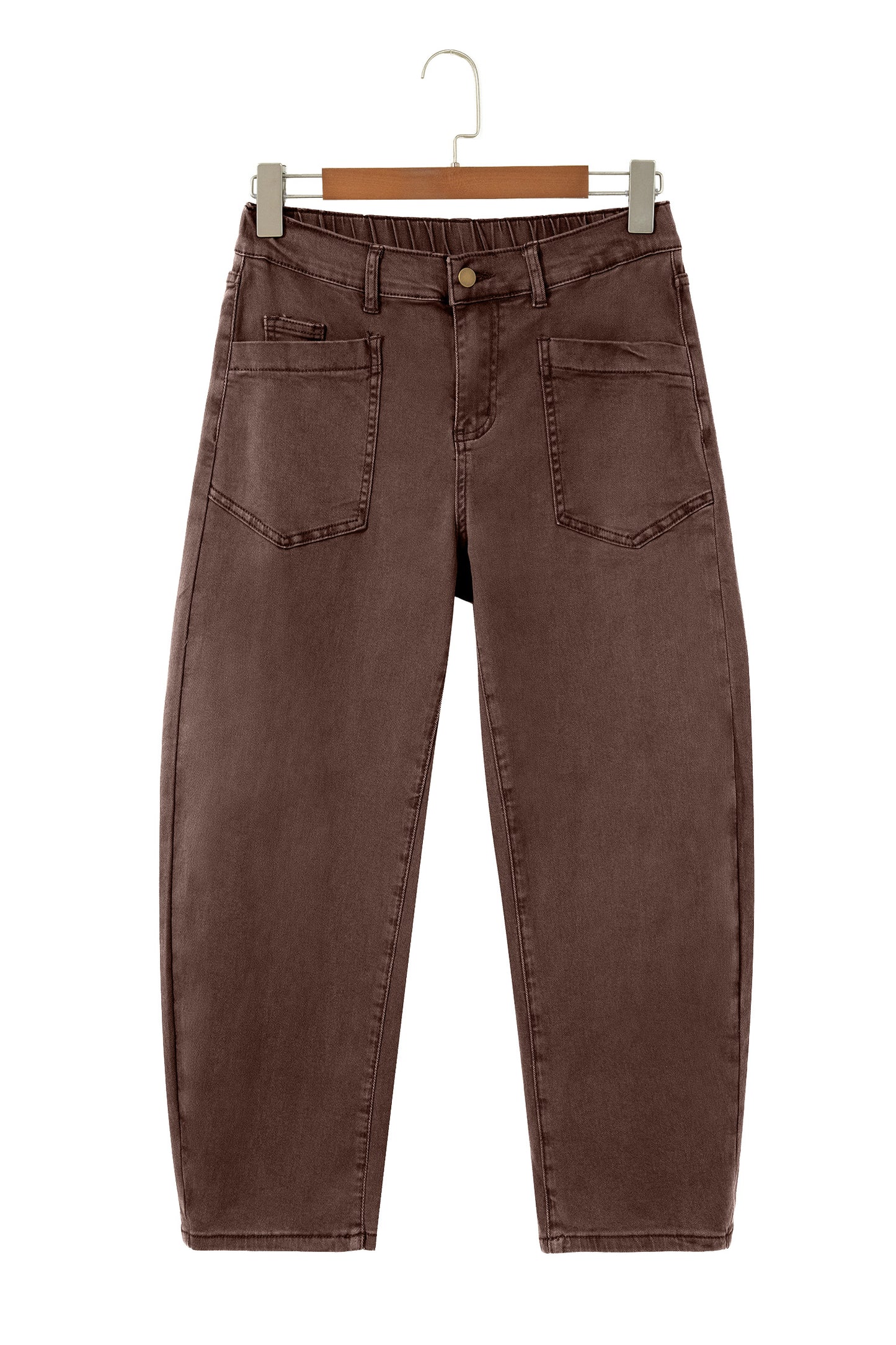 Coffee Run Barrel Jeans