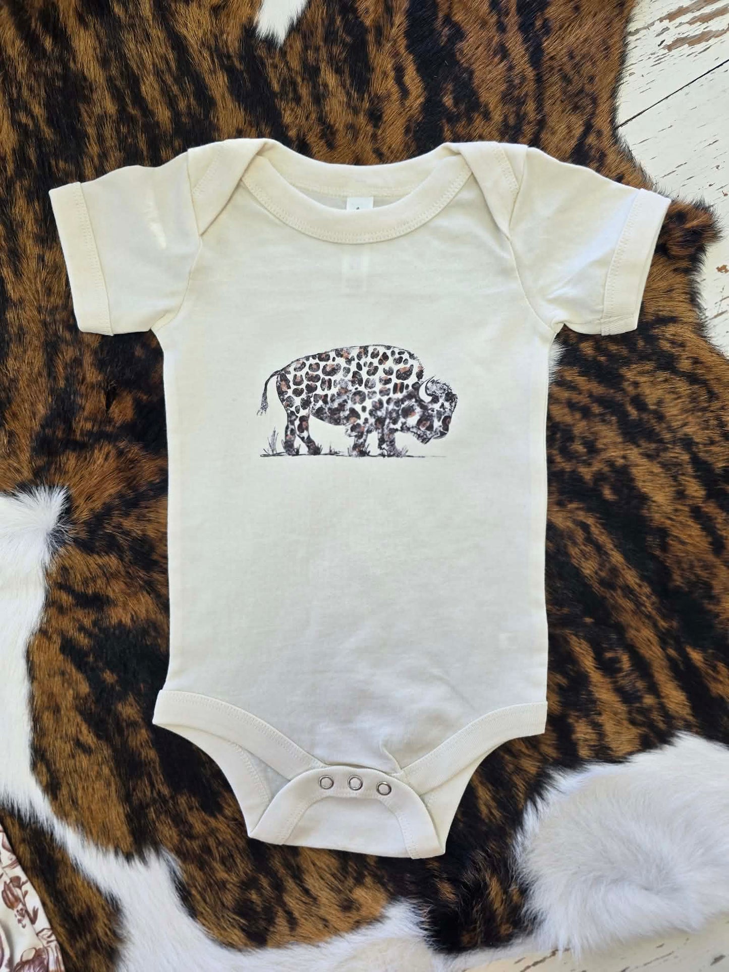 Leopard Buffalo Infant Onsie π€π