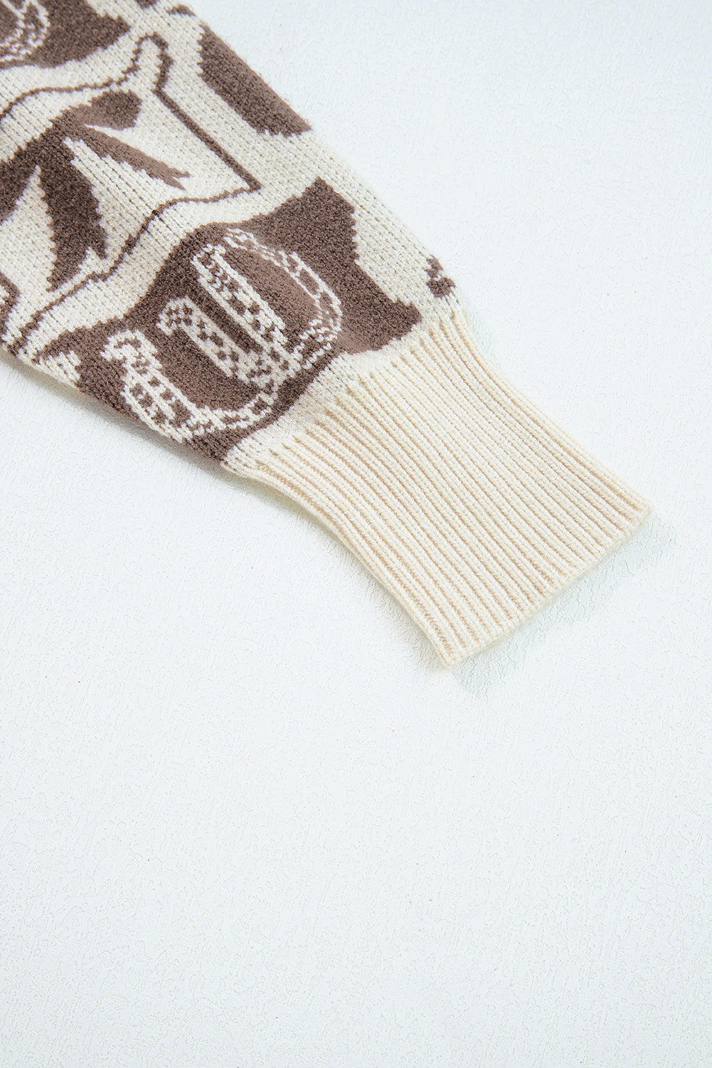 Brown Bows & Horseshoes Sweater