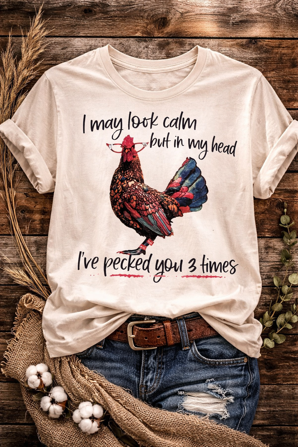 I May Look Calm Tee