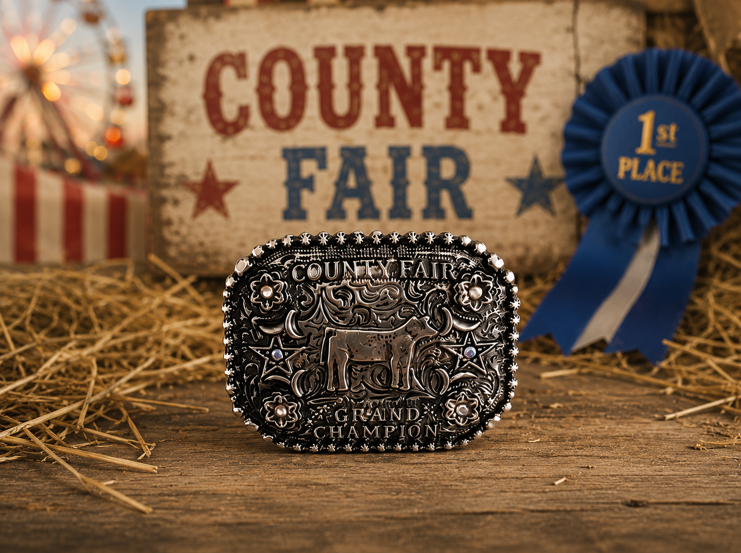 Western County Fair Champ Cuff Ring