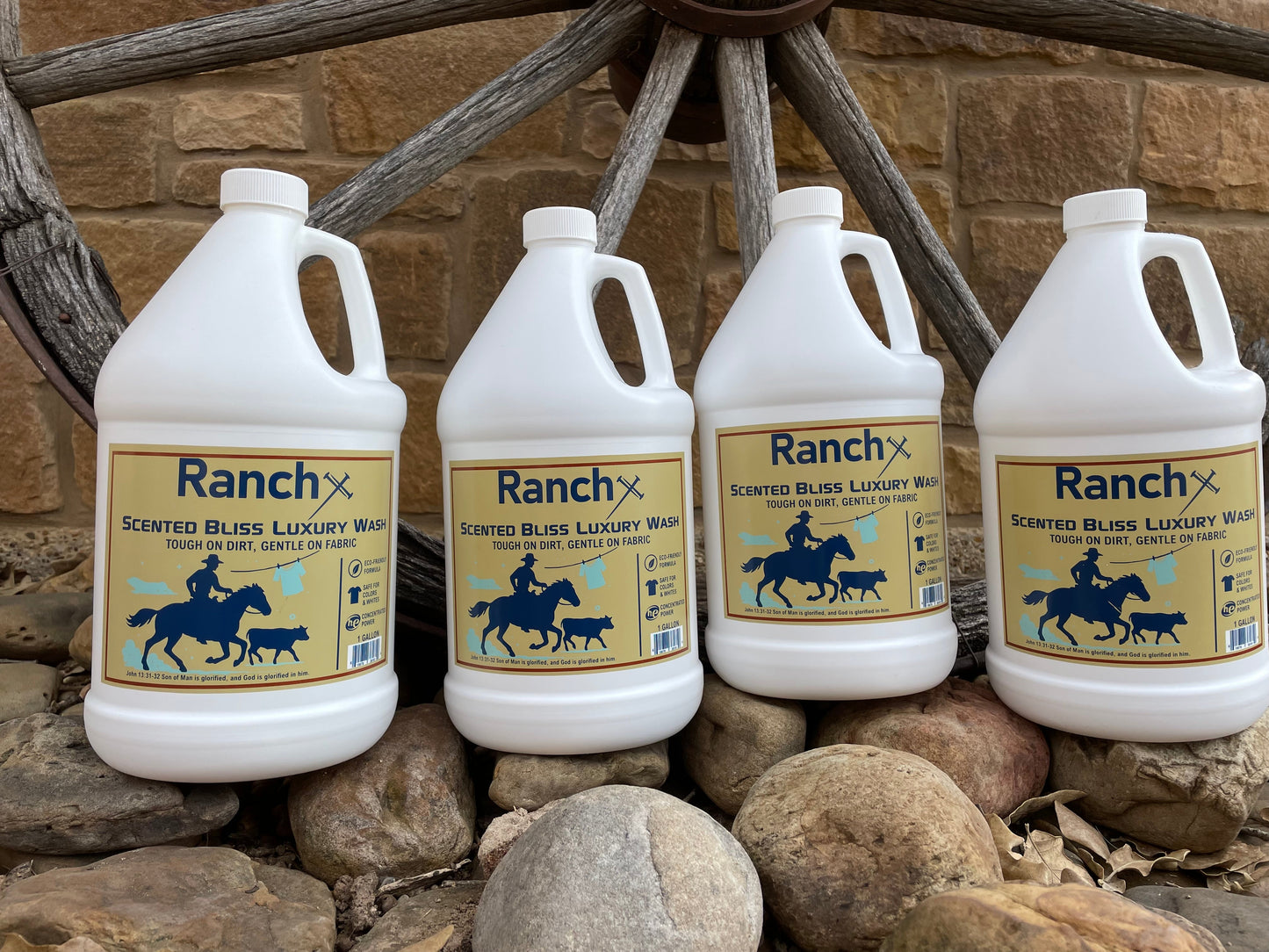 RanchX Scented Bliss Luxury Laundry Wash 1gal 4pk FREE SHIPPING š