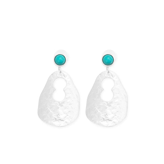 Concho Cabochon Earrings