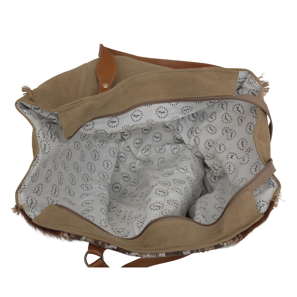 Myra Elisa Leather Weekender Bag