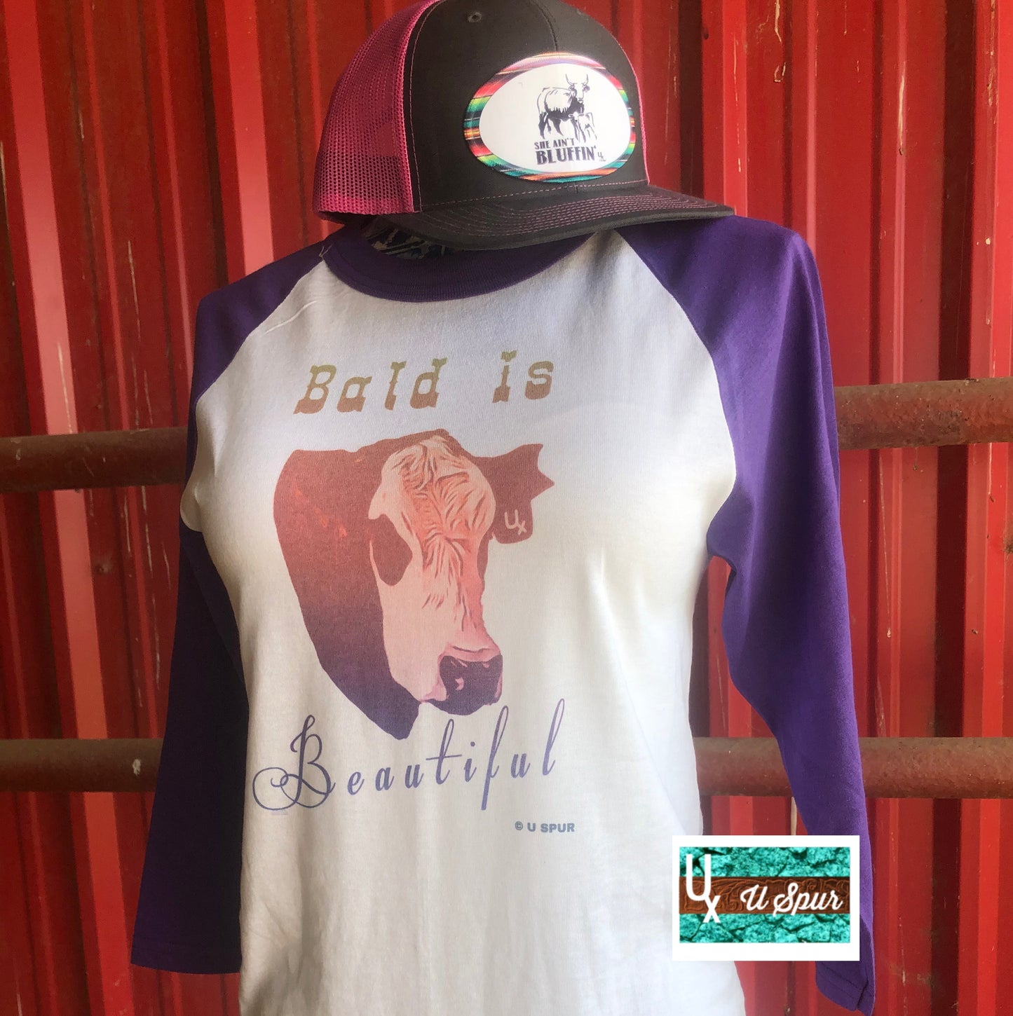 Bald Is Beautiful Baseball Tee πβΎ