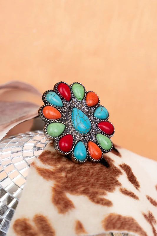 Multi-Color San Leanna Stretch Ring