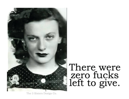 BIG HOUSE Stickers! There were zero f%$ks left to give.