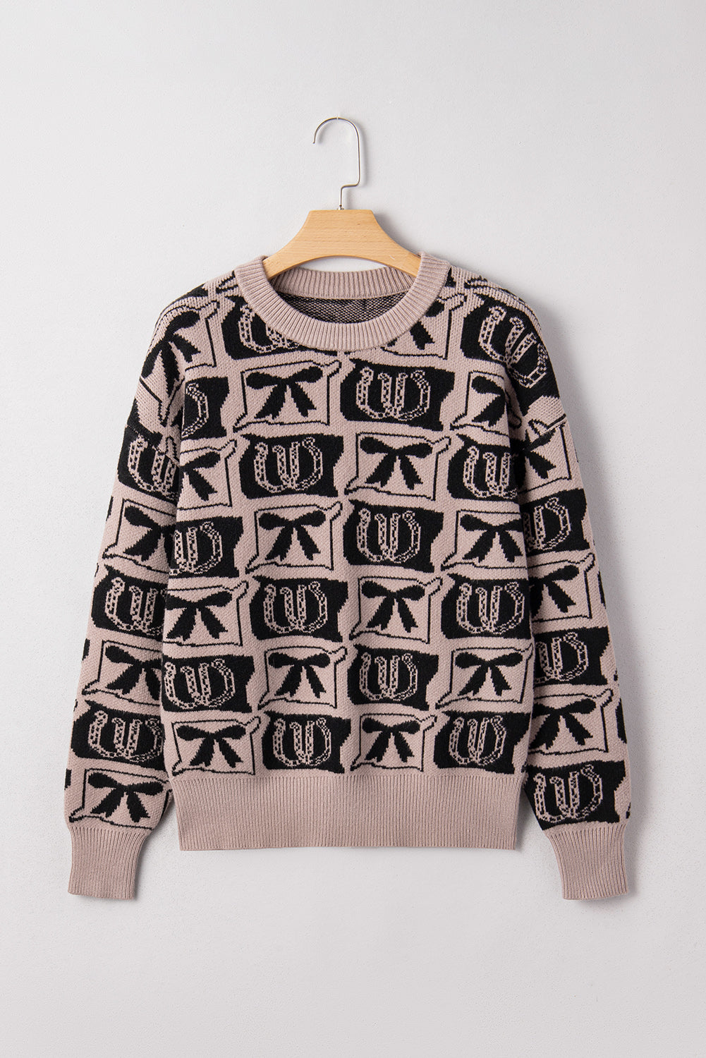 Black Bows & Horseshoes Sweater