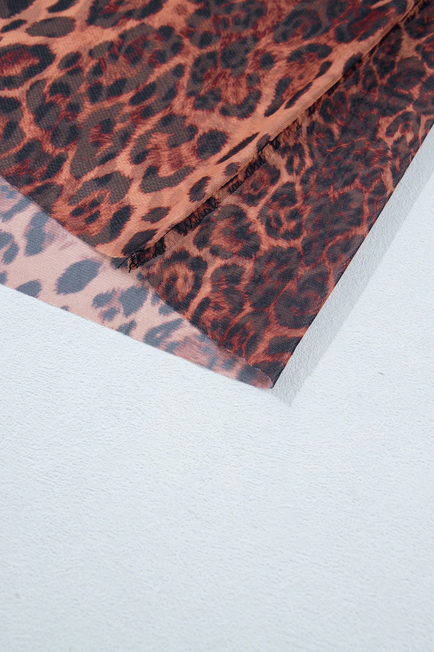 Wild Side Sheer Leopard Maxi Skirt