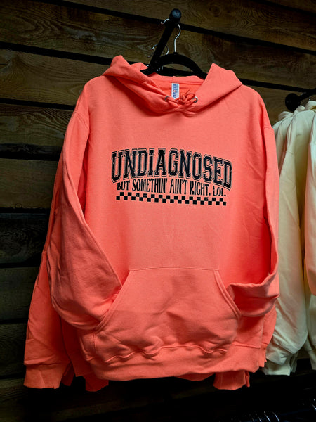 "UNDIAGNOSED But Somethin' Ain't Right, LOL" Hoodie