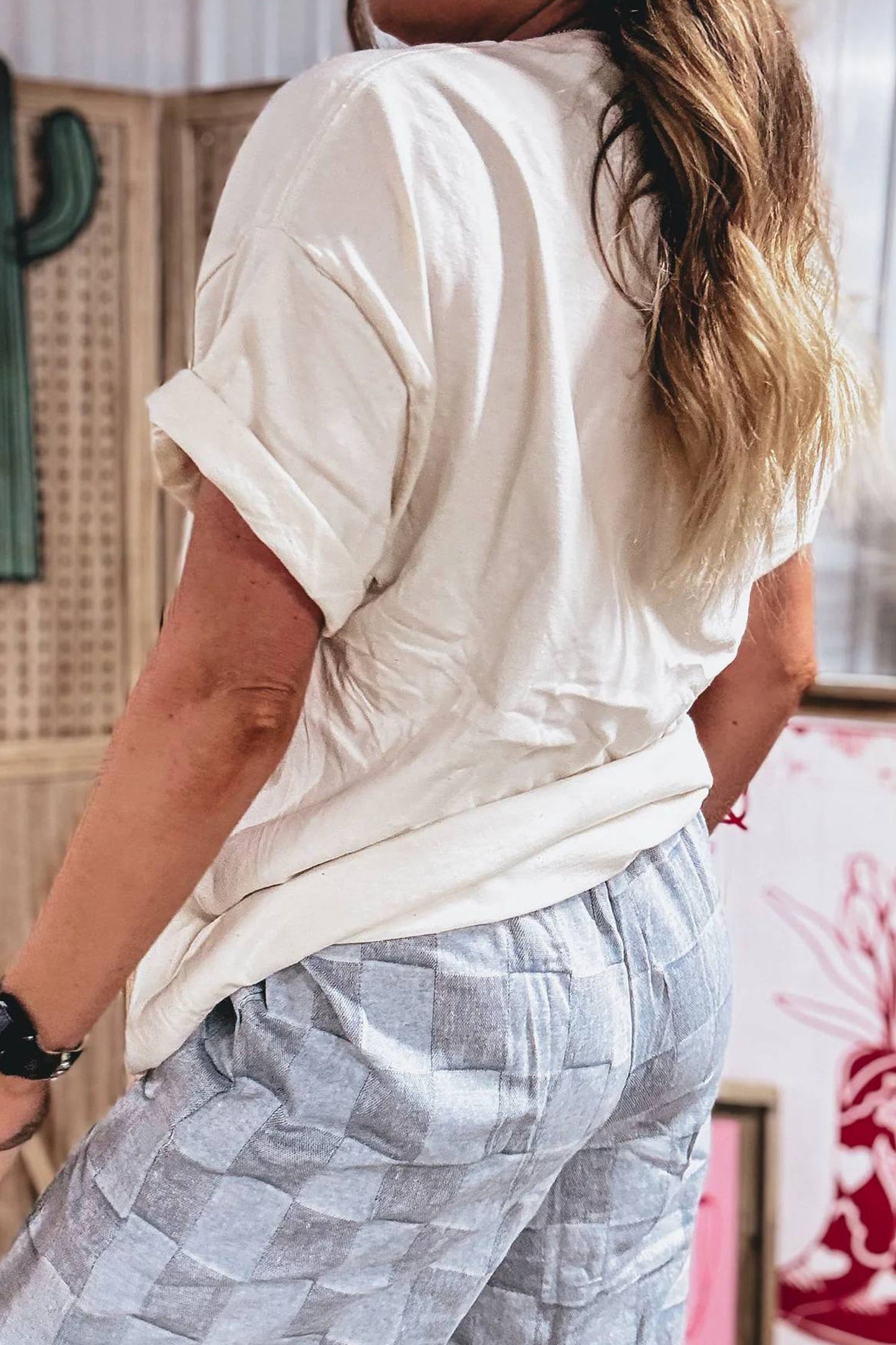 White Coquette Cowgirl Elements Relaxed Tee