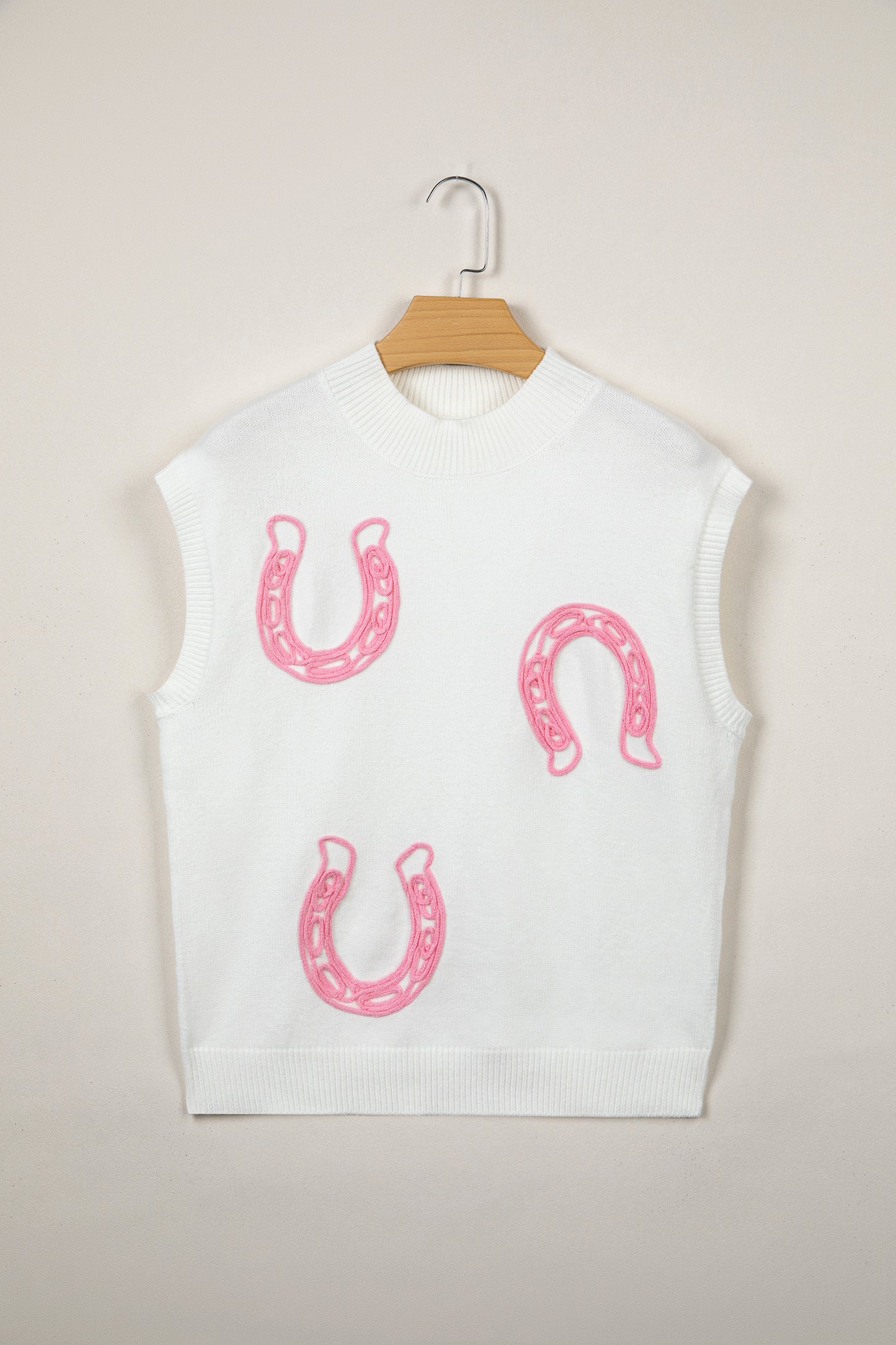 Parchment Corded Horseshoe Mock Neck Sweater Available in multiple colors