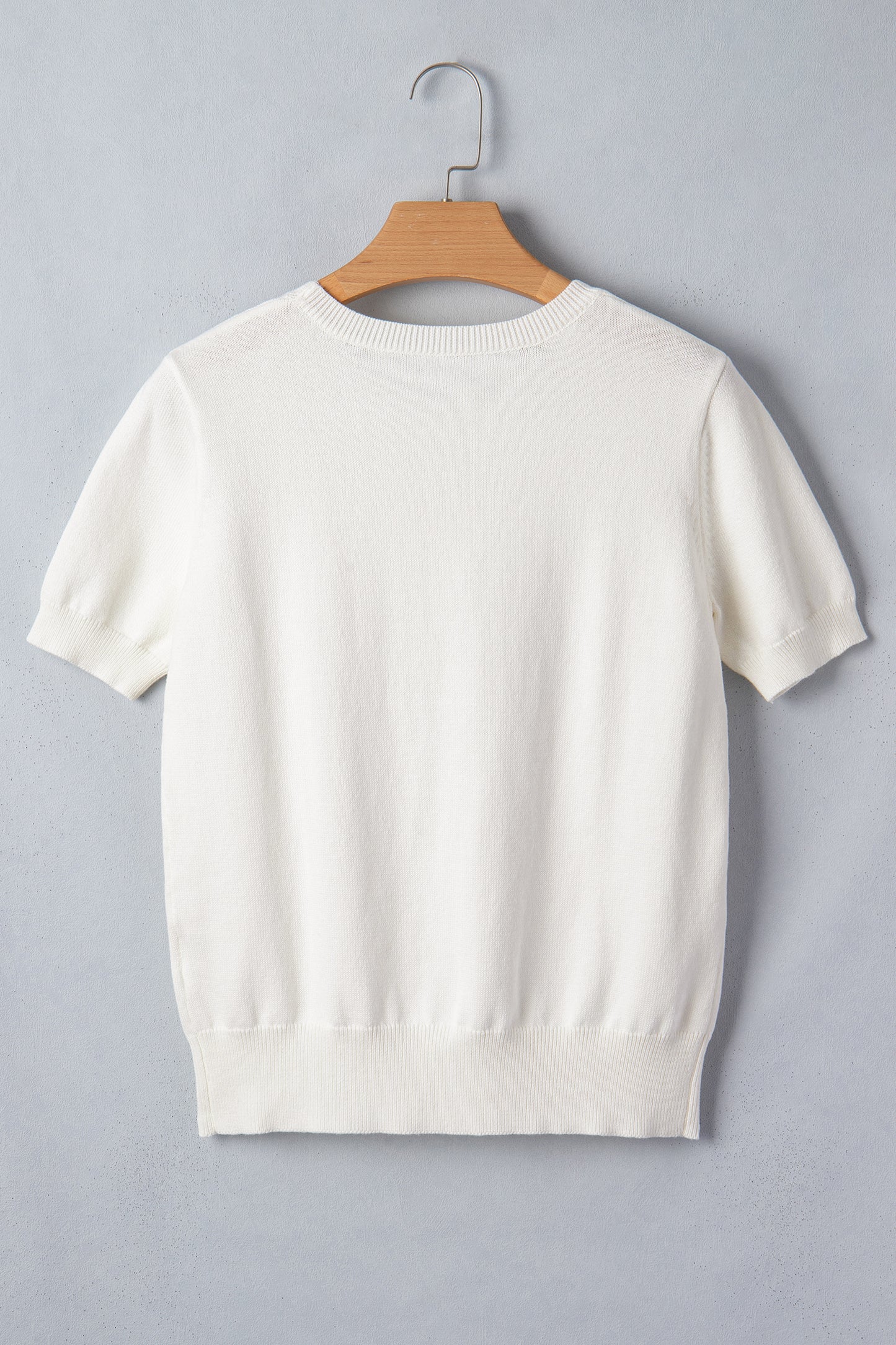 White Wild West Horse Head Knit Tee
