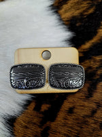 Bootcut Beauty Silvertone Earrings