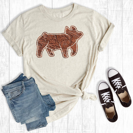 Western Stock Show  Pig Tee