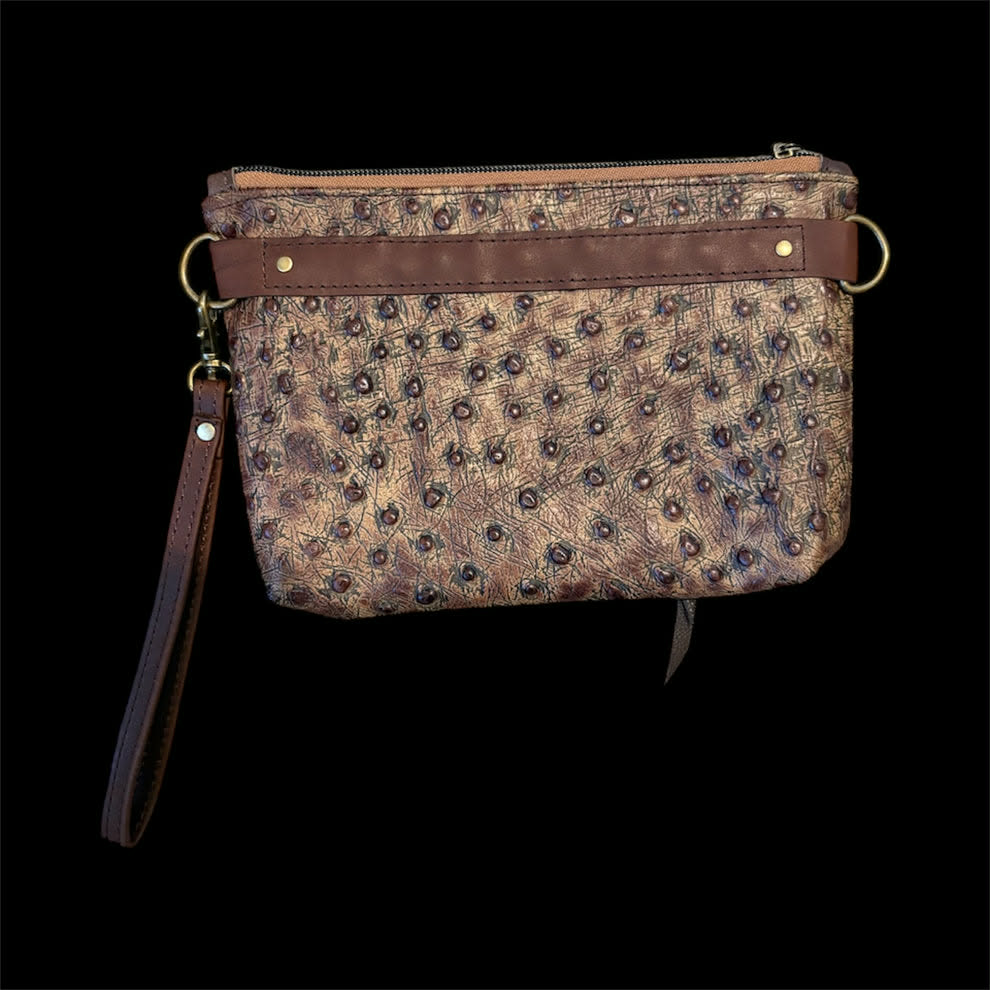Twisted R Leather Turquoise Rose Wristlet – Made in Montana, USA