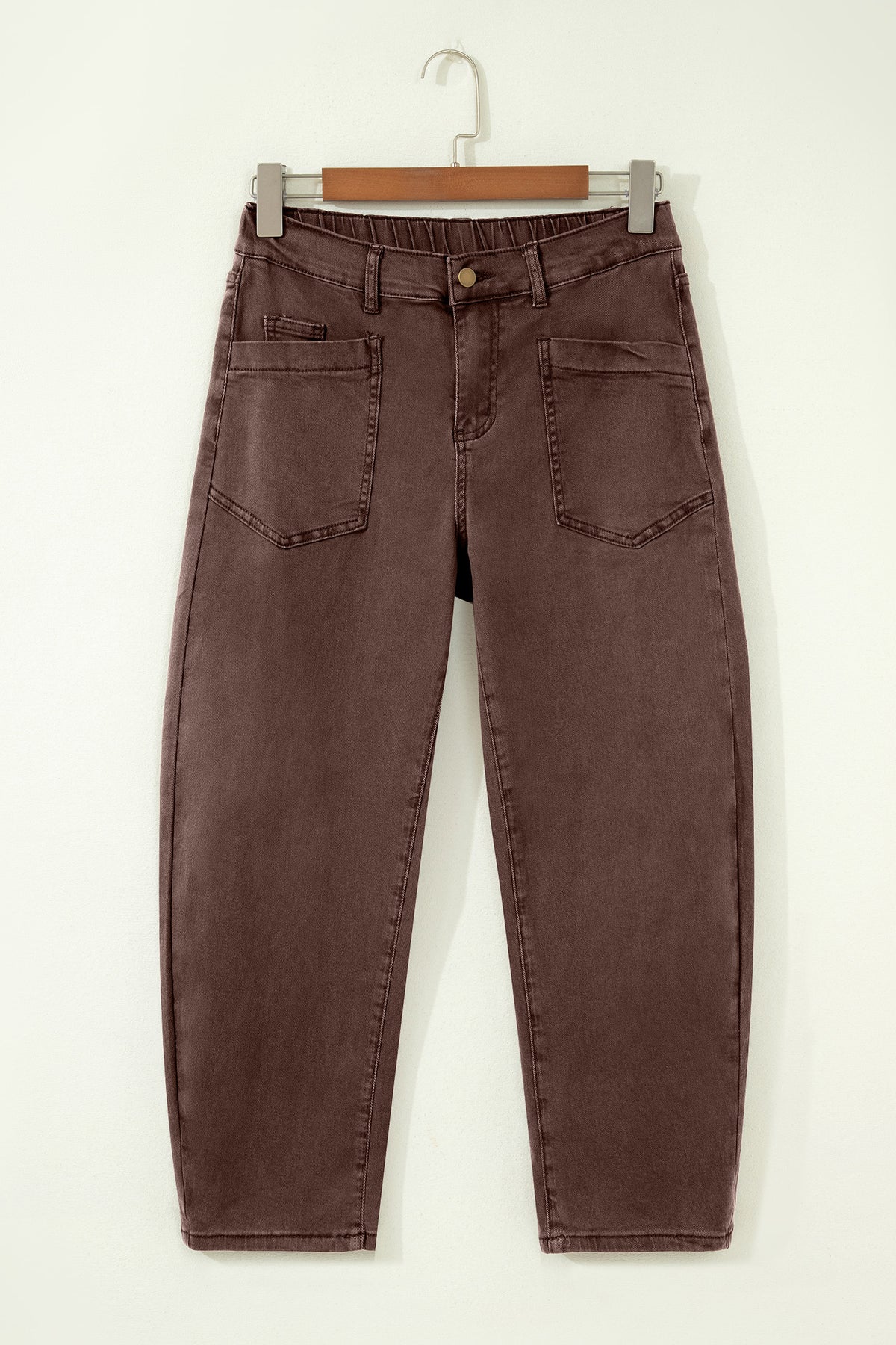 Coffee Run Barrel Jeans