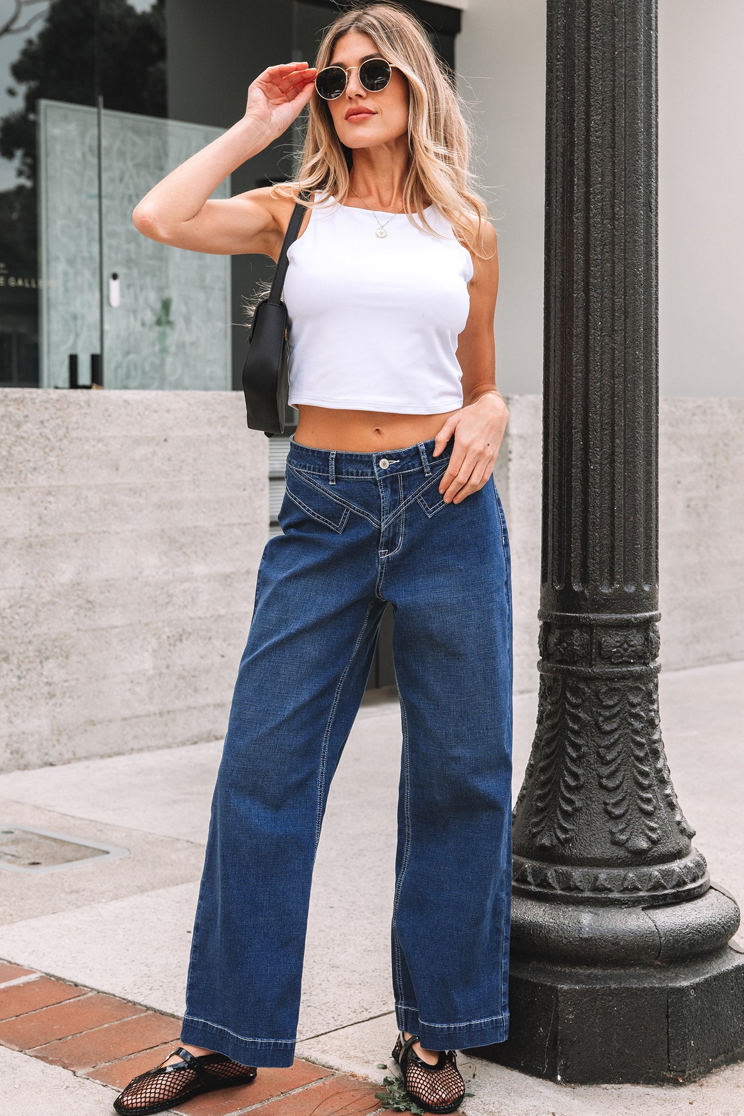 Blue Mesa Retro Cuffed Denim