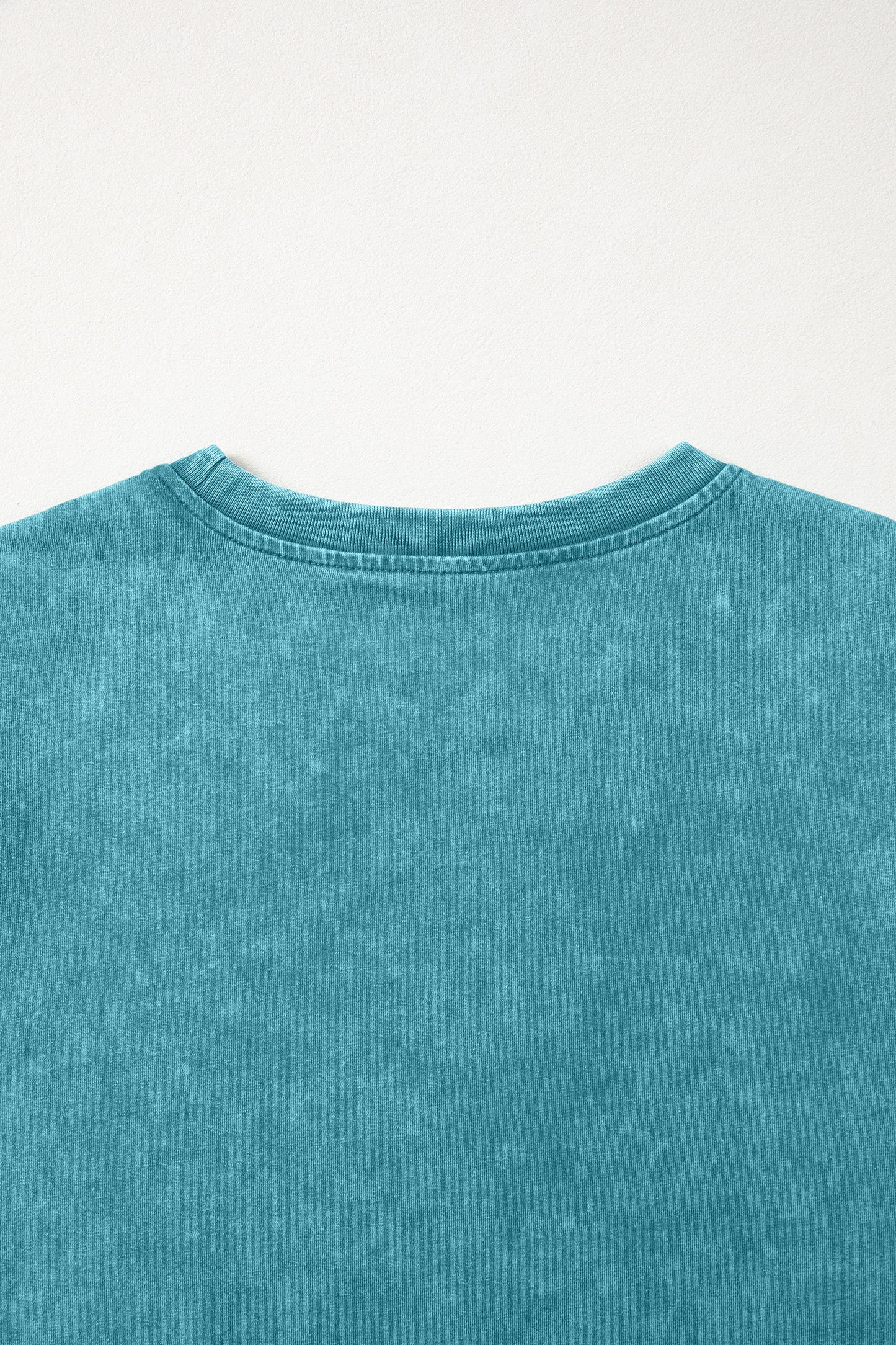 Turquoise Trails Embroidered Puff Sleeve Tee