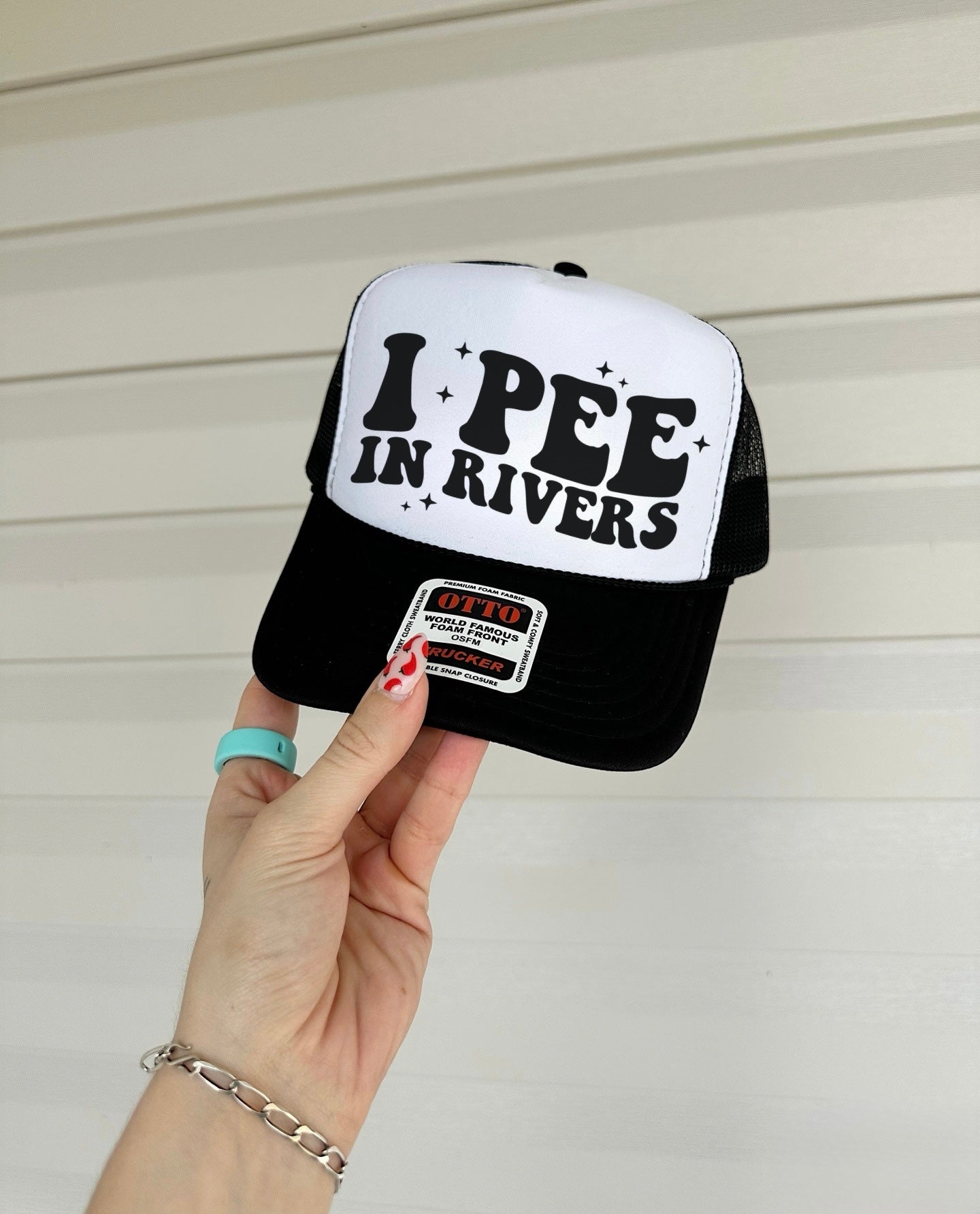 I Pee In Rivers Trucker Hat (Multiple Color Options)