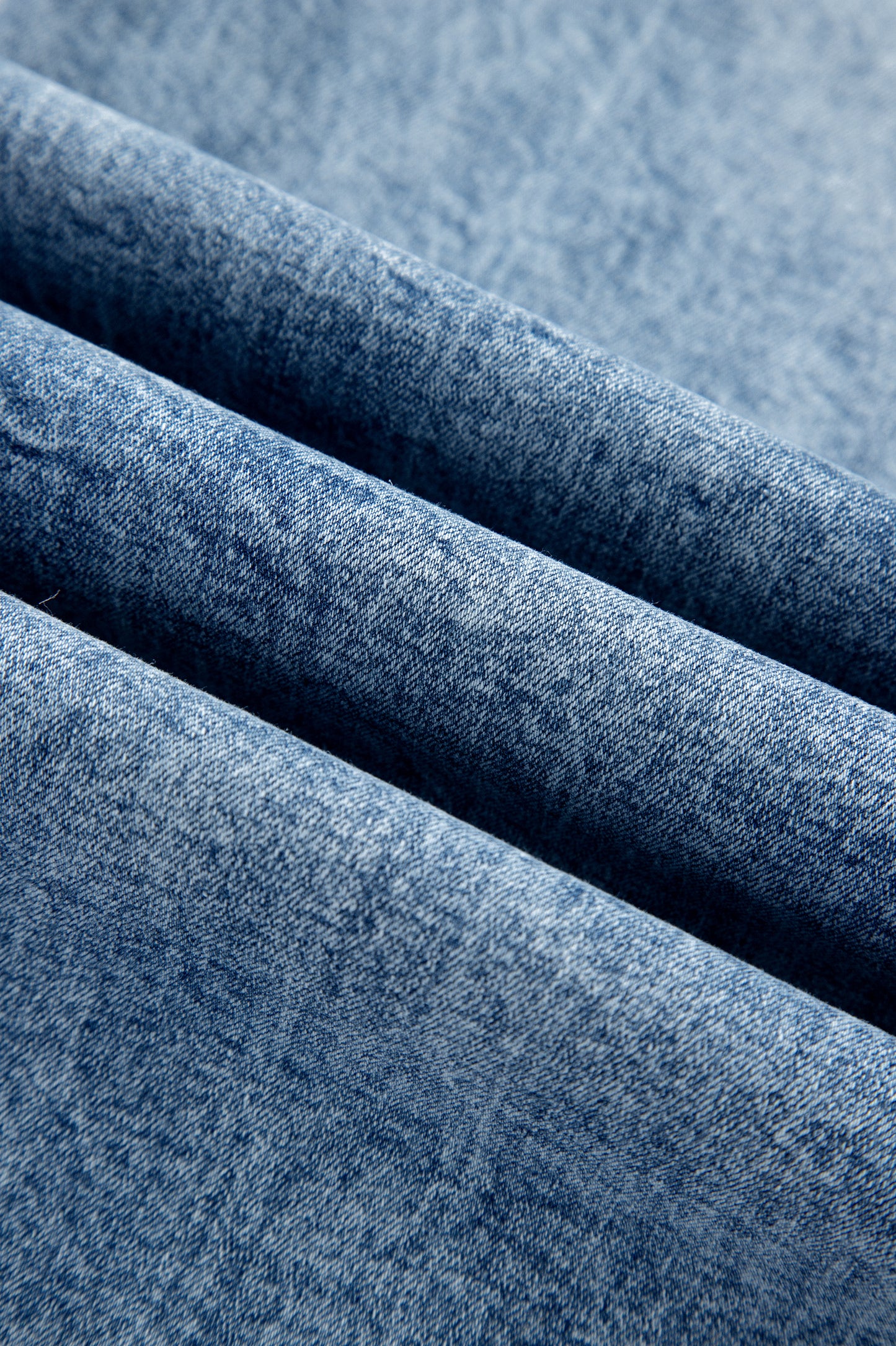Beau Blue Acid Wash High-Rise Flare Jeans