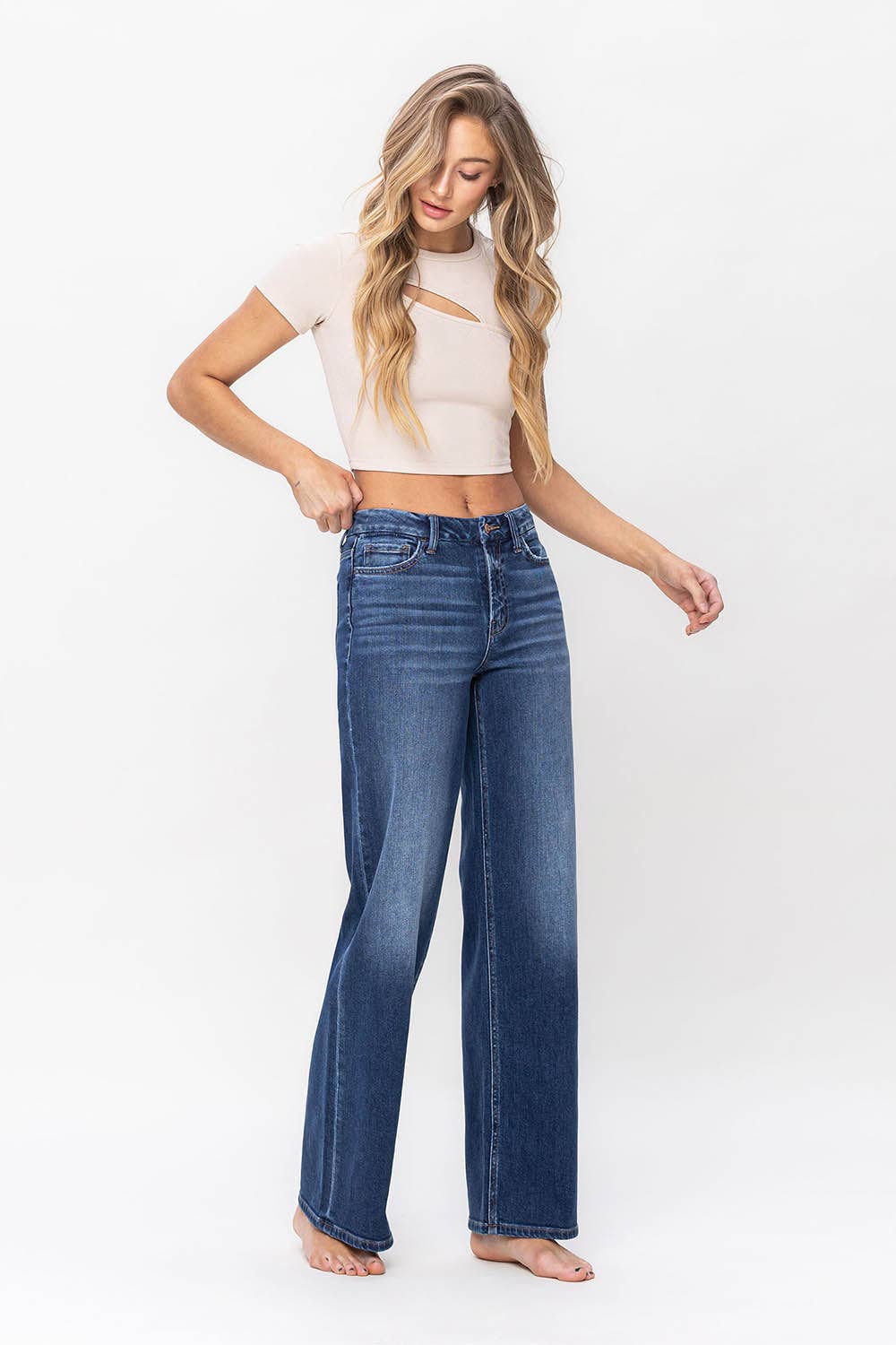 Flying Monkey  High Rise Loose Fit Jean-Irresistible Style