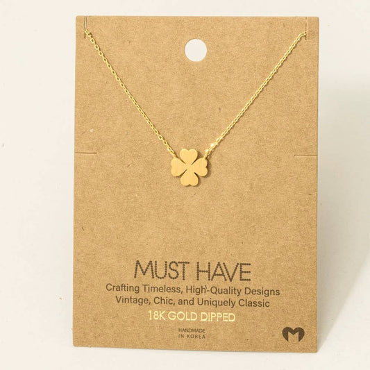 Mini 🍀 Clover Pendant Necklace