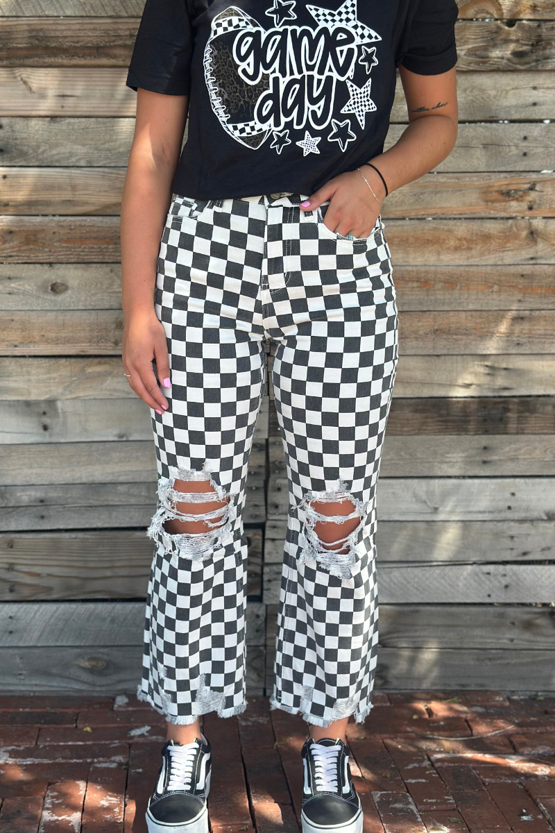 Round The Track Jeans: 7/8