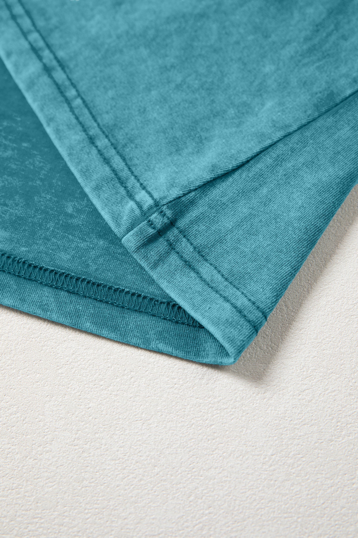 Turquoise Trails Embroidered Puff Sleeve Tee