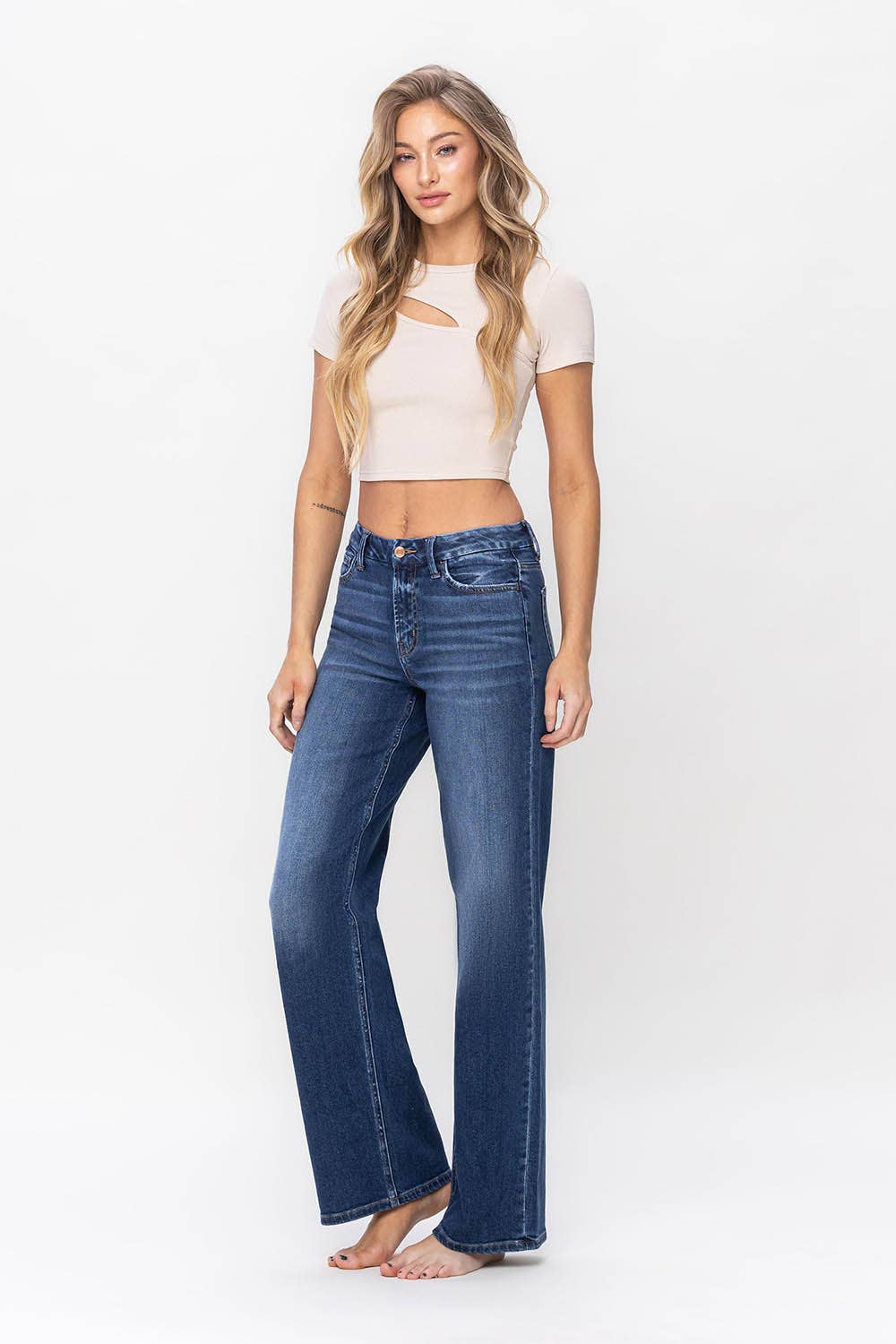 Flying Monkey  High Rise Loose Fit Jean-Irresistible Style