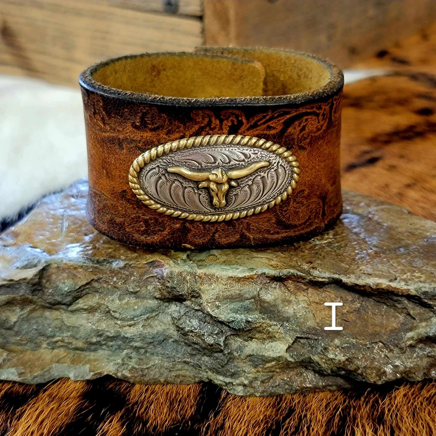 Leather Cuffs by Painted Pony Designs