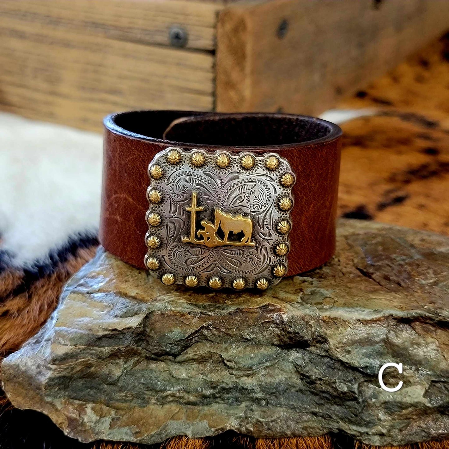 Leather Cuffs by Painted Pony Designs
