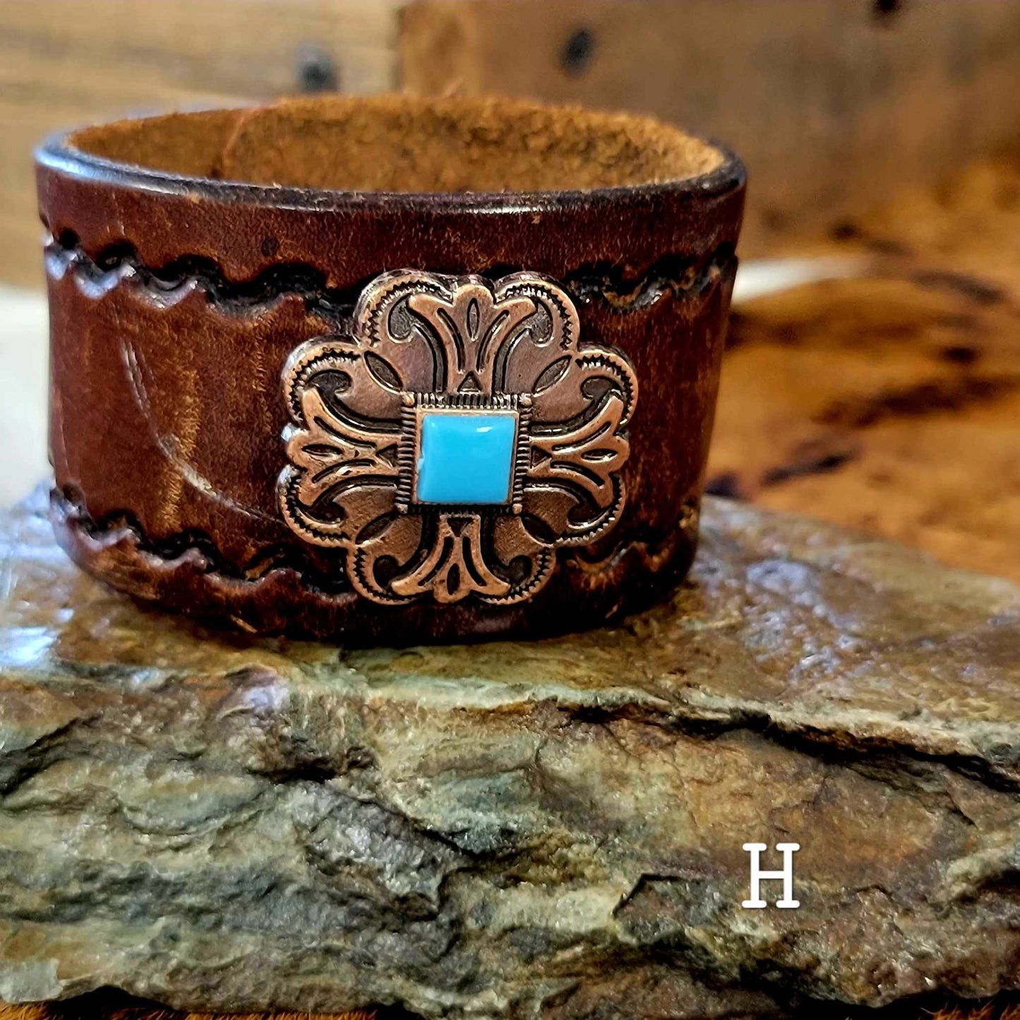 Leather Cuffs by Painted Pony Designs