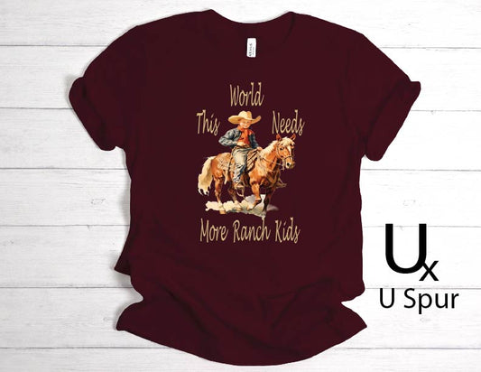 More Ranch Kids, More Common Sense Tee 🤠✨ Boy & Gril Style