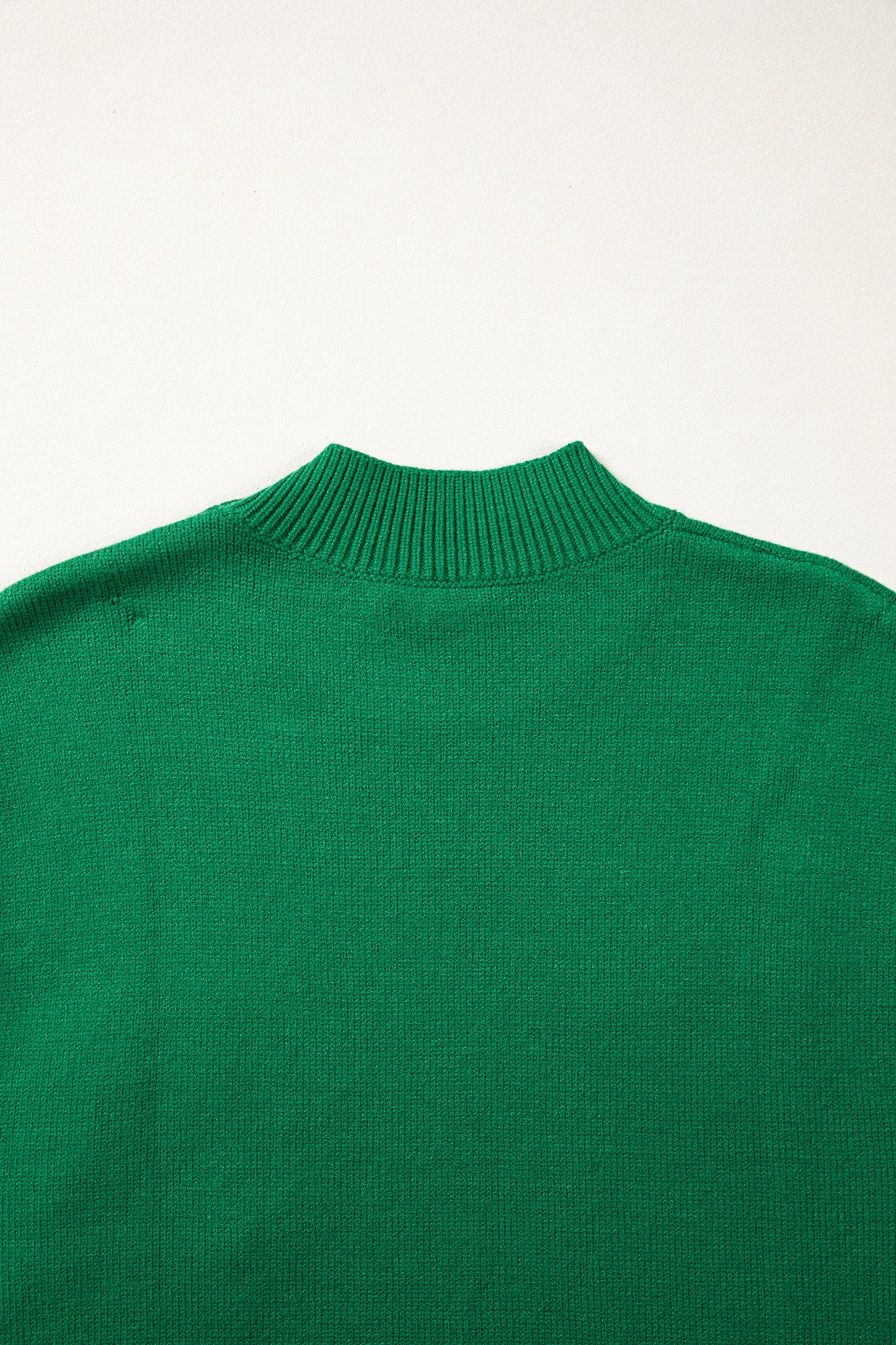 Parchment Corded Horseshoe Mock Neck Sweater Available in multiple colors