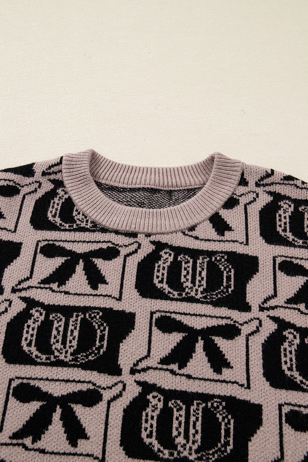 Black Bows & Horseshoes Sweater