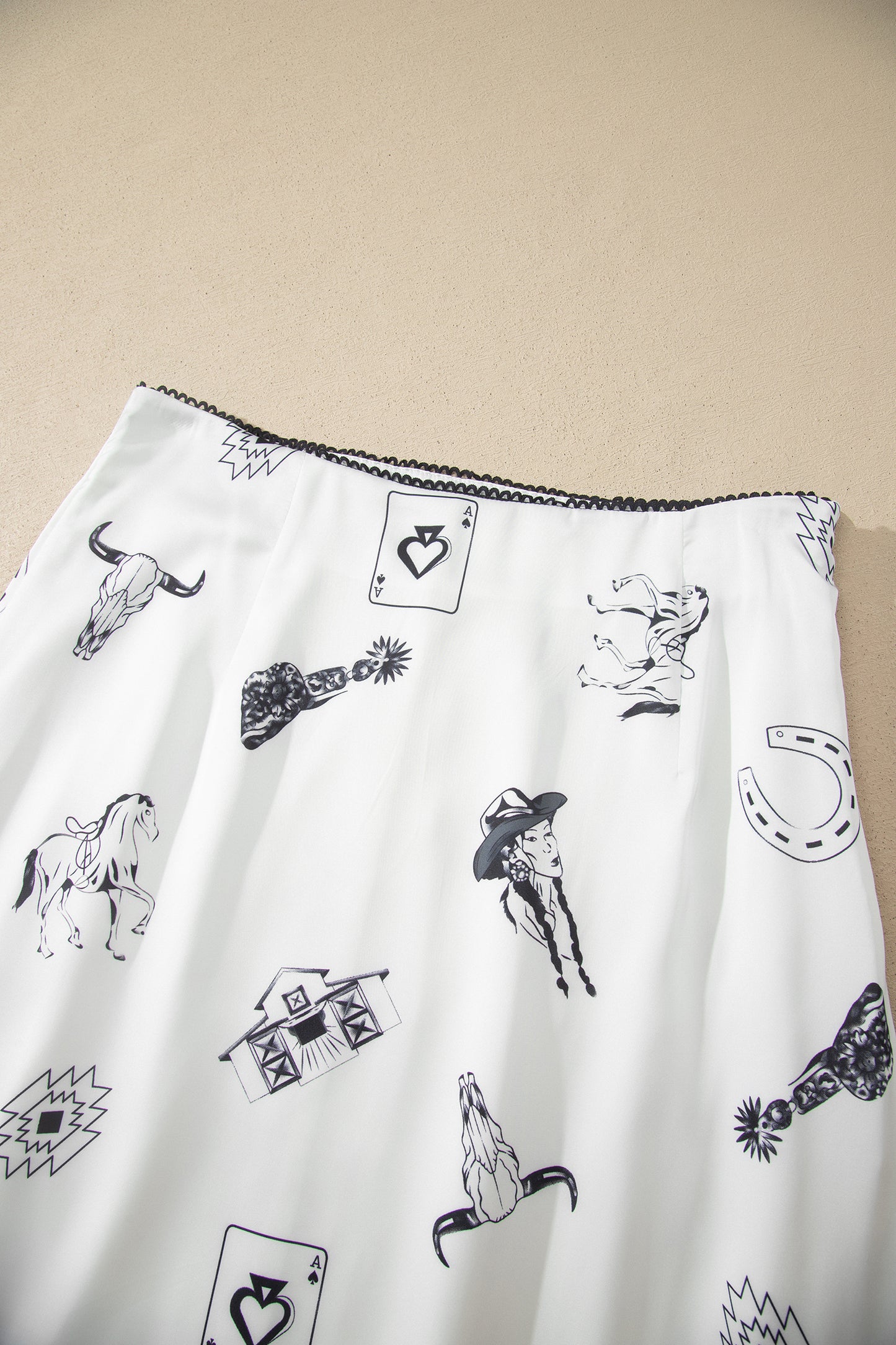 Midnight Rodeo Satin Maxi Skirt 2 Variants
