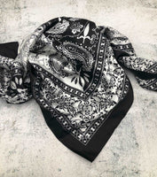 Black & White Double Paisley