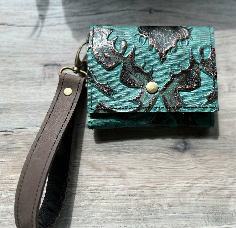 Leather Wristlet Wallet
