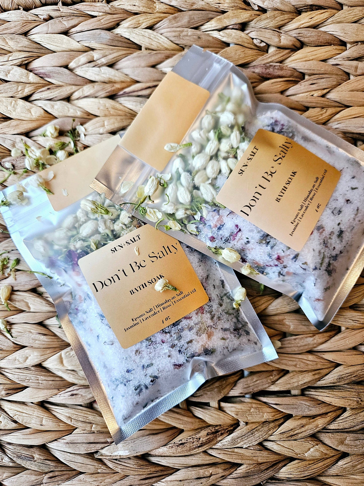Assorted Bath Salts - Bath Soak - Single Use Bundle