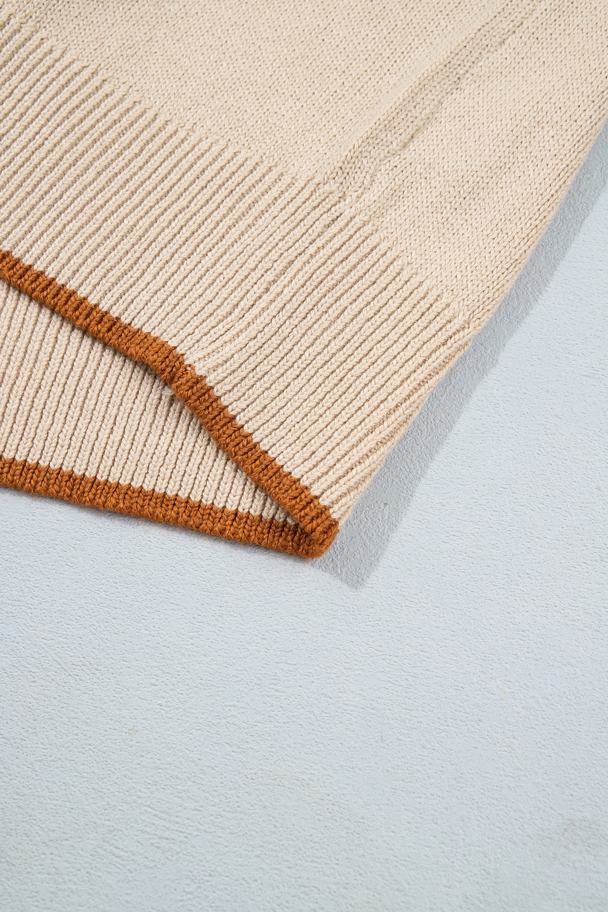 HOWDY Rope Letter Relaxed Sweater