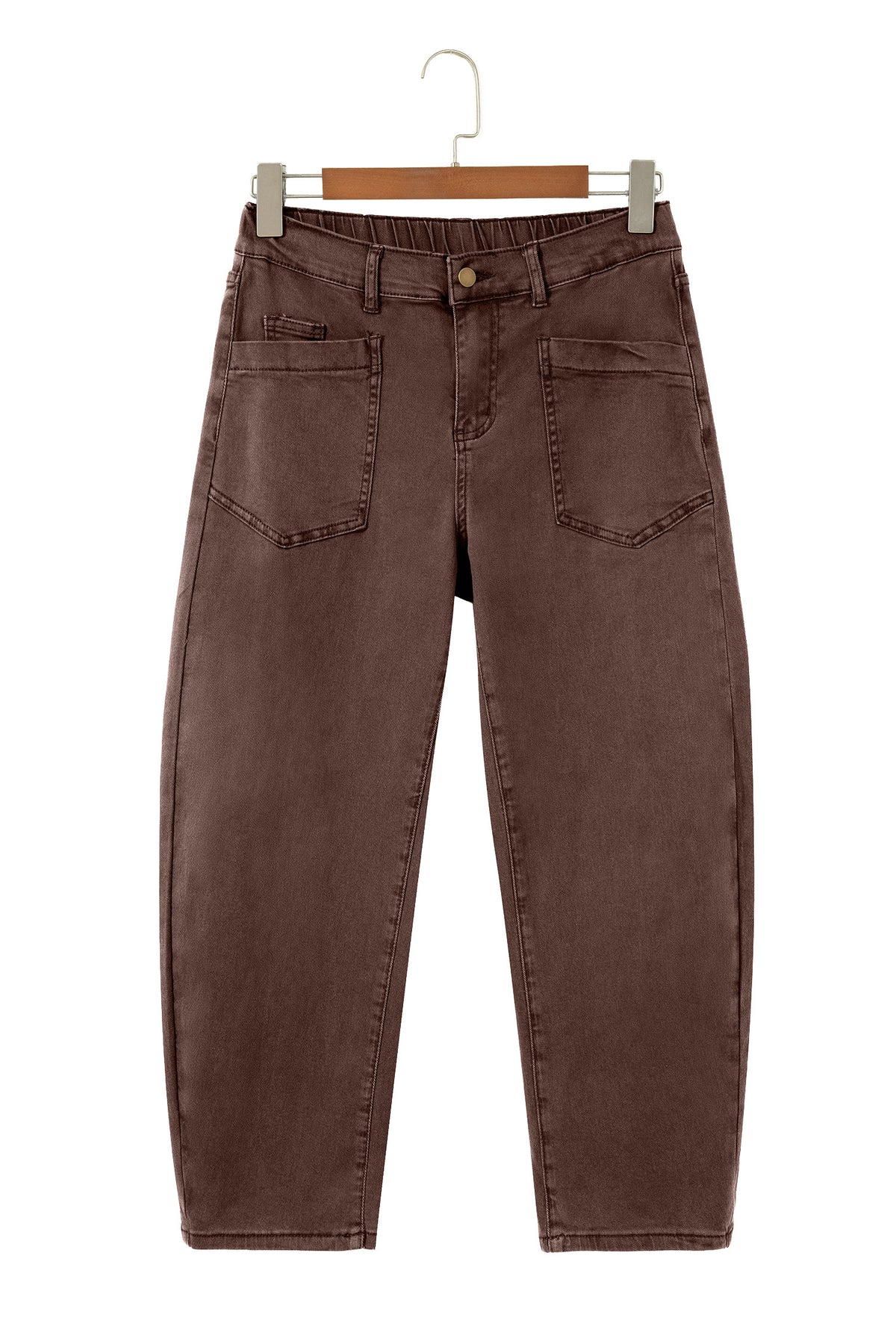 Coffee Run Barrel Jeans